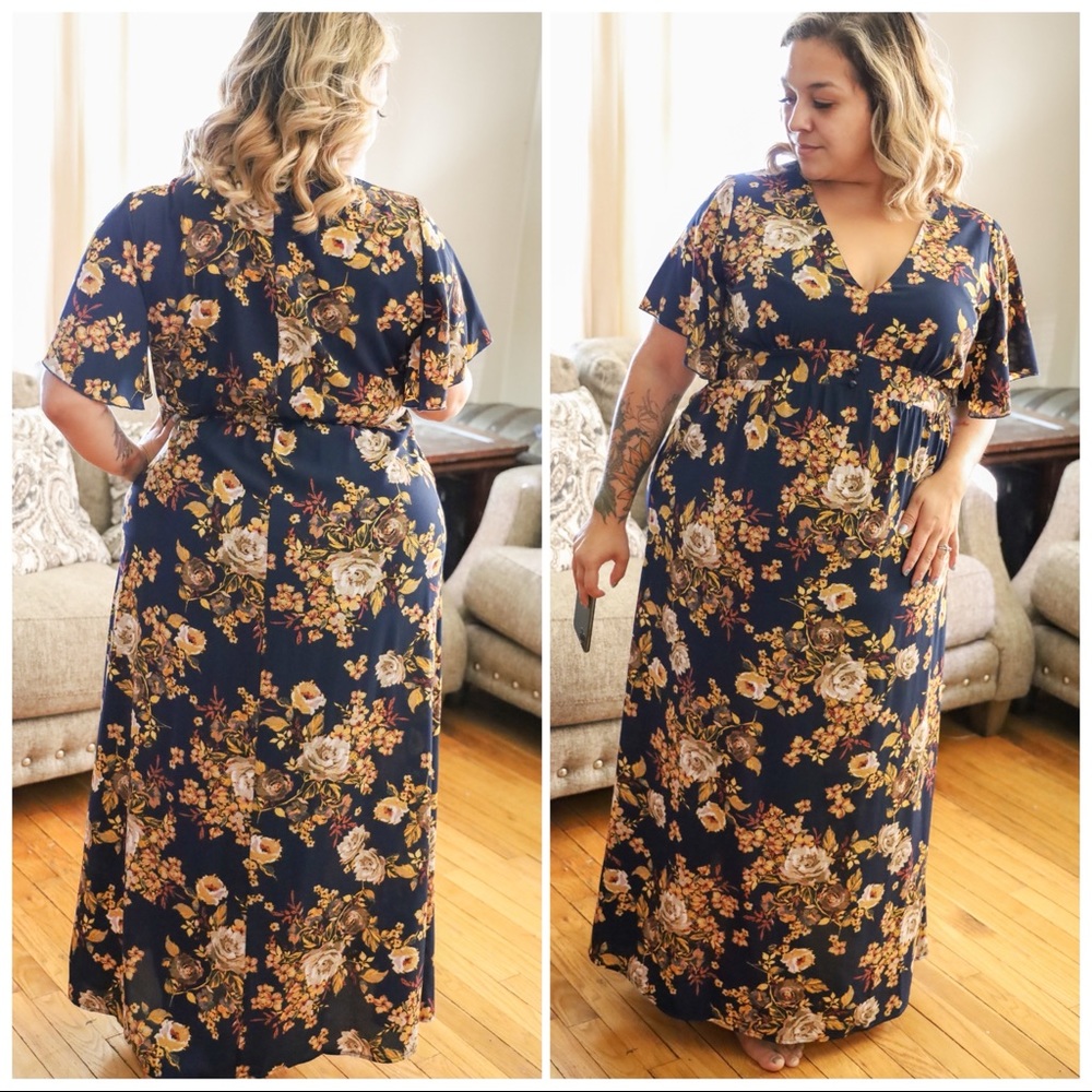 Maurice’s plus size long floral dress size XL